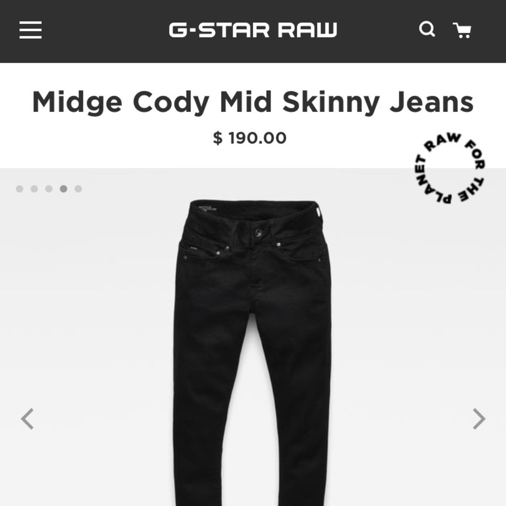G- Star Raw Midge Cody Skinny Jeans